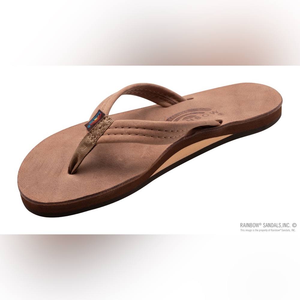 Rainbow Brown Sandals